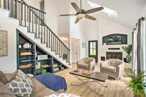 Spacious Lakefront Home with Fire Pit and Fun Barn!